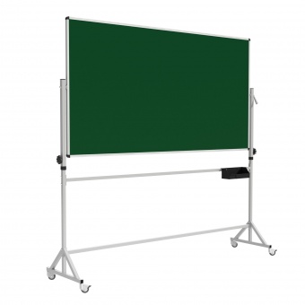 Drehtafel fahrbar, 190x100 cm, Vierkantgestell, beidseitig Stahlemaille grün, Drehtafel fahrbar, 190x100 cm, Vierkantgestell, beidseitig Stahlemaille grün,